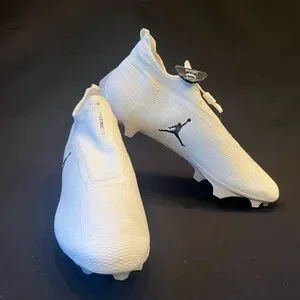 Nike Jordan Vapor Edge Elite 360 Flyknit SMU P White Football Cleats 14 NEW Jordan | Shoes | Nike Jordan Vapor Edge Elite 36 Flyknit Smu  main image 3